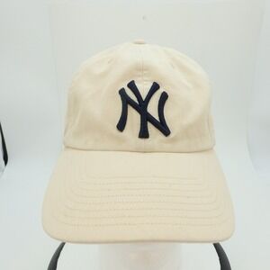 Mens 47 Brand New York Yankees Clean Up MVP Strapback Hat Cap Cream Tan Beige